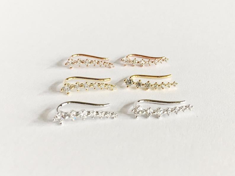 Minimalist Ear Climbers