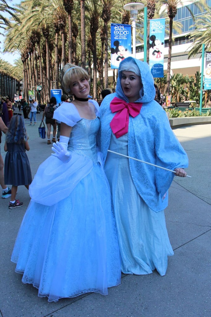 Cinderella And Her Fairy Godmother Disney Cosplay