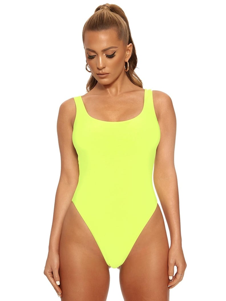 Naked Wardrobe Resting Beach Face One-Piece Swimsuit