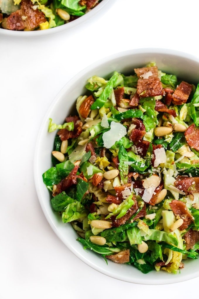 Bacon and Brussels Sprout Breakfast Salad