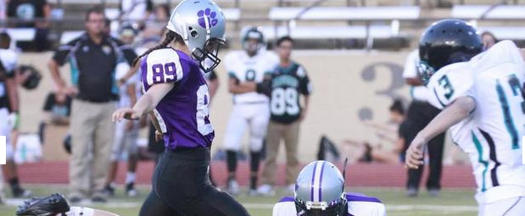 Female High-School Football Player