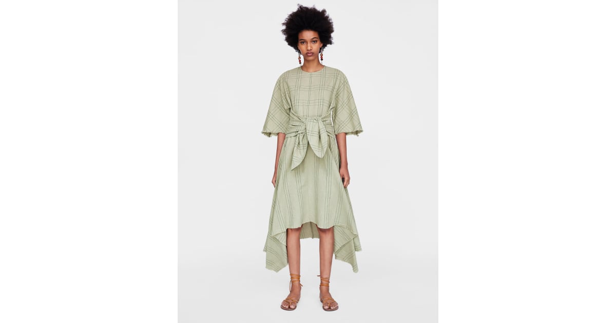 Zara Платья Лен