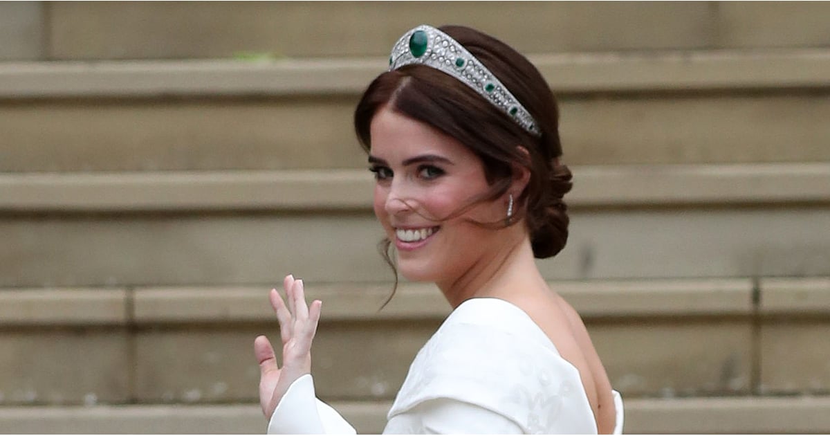 Princess Eugenie Tiara On Her Wedding Day Popsugar Fashion
