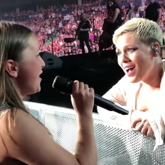 Young Girl Sings For Pink at Vancouver Concert Video