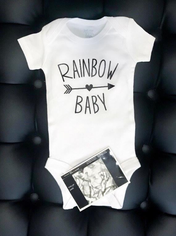 Rainbow Baby Onesie