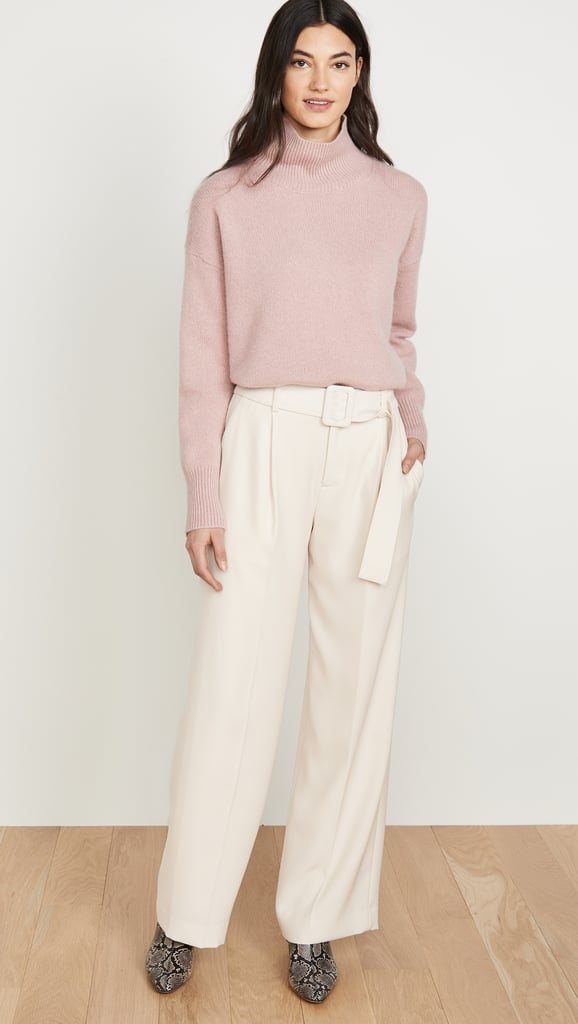 Suiting: Vince Belted Wide Leg Pants