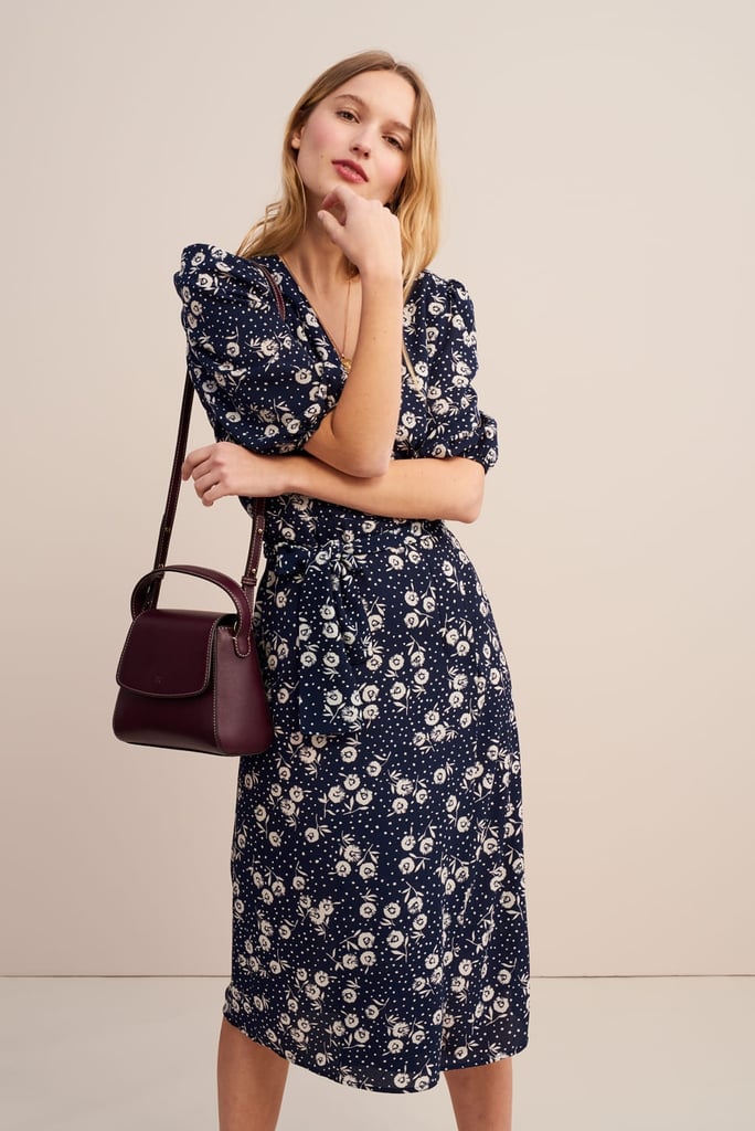 Emma Stone Floral Dress and Cult Gaia Bag 2019 | POPSUGAR Fashion