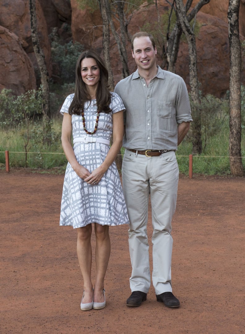 She Added Flavor With a Gray and White Plaid Hobbs Dress