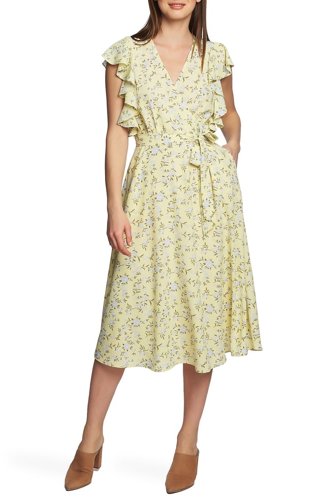 1.State Blossom Cluster Wrap Dress
