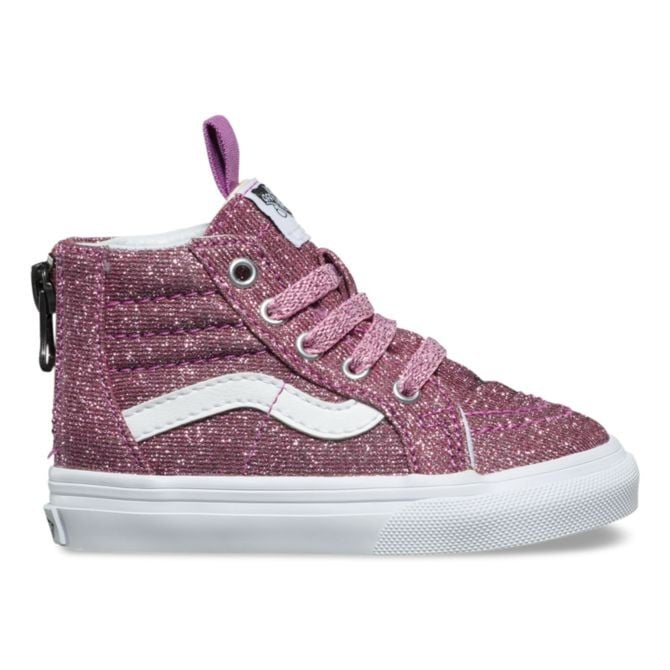 Pink Glitter Vans Sneakers For Kids 