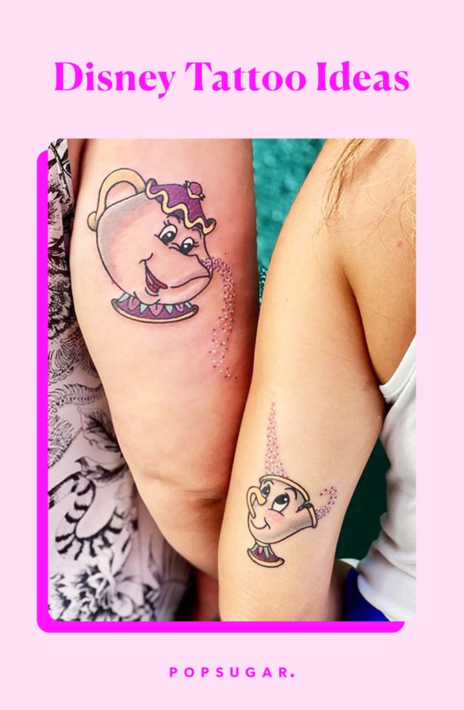 Tattoo tagged with mrs potts andreamorales fictional character teacup  disney teapot cartoon kitchenware facebook twitter chip inner  forearm other disney character beauty and the beast film and book  cartoon character small 