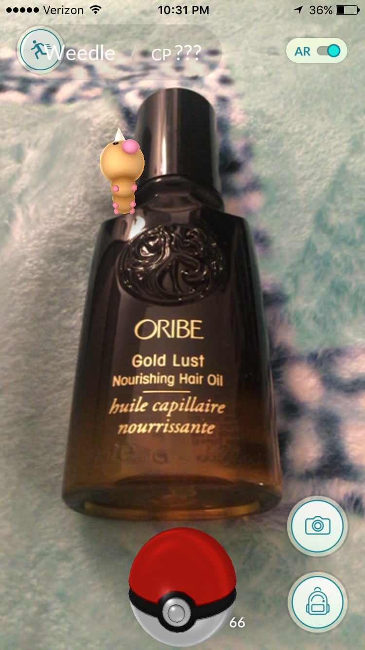 Pokémon's Pick: Oribe Gold Lust Nourishing Hair Oil
