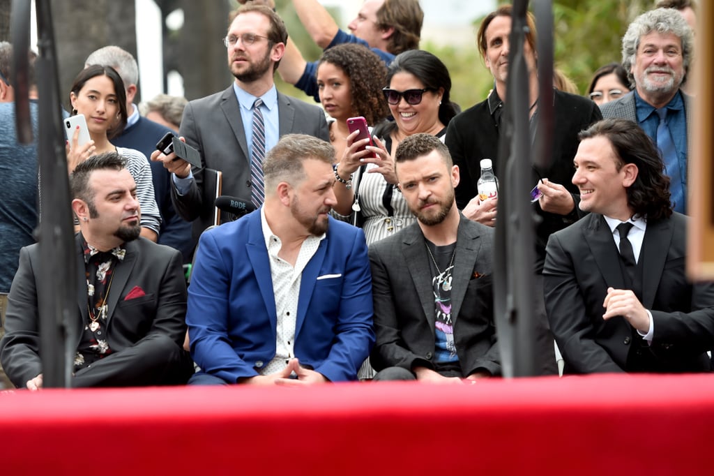 NSYNC Reunion at Hollywood Walk of Fame Ceremony April 2018