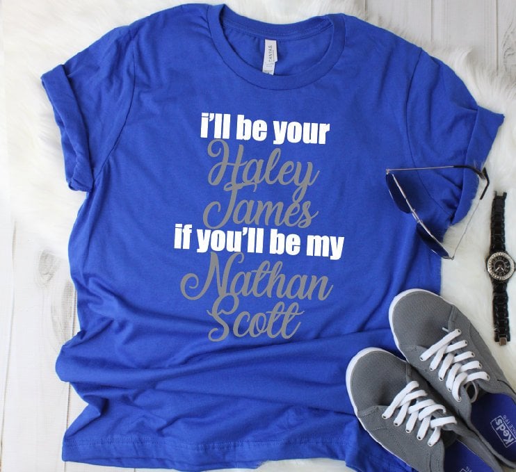 Haley James and Nathan Scott T-Shirt