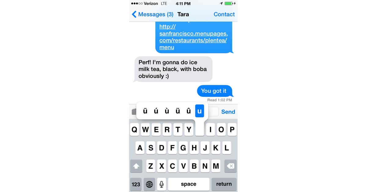 How Do I Use Accents In A Text Message Texting Tips Popsugar Tech