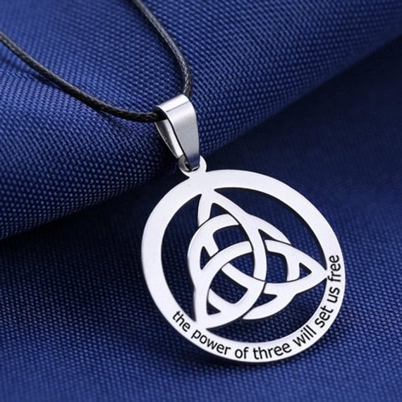 The Power of Three Triquetra Necklace