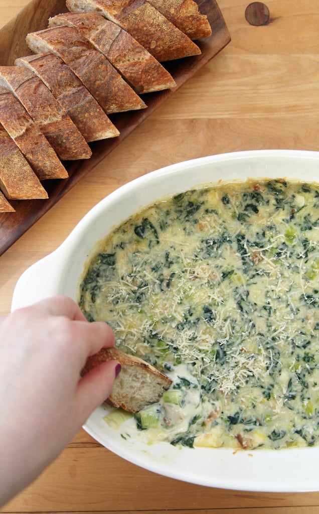 Three-Cheese Spinach-Artichoke Dip