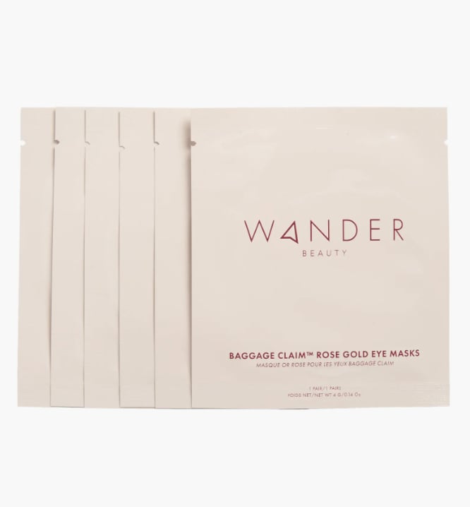 Wander Beauty Baggage Claim Gold Eye Masks