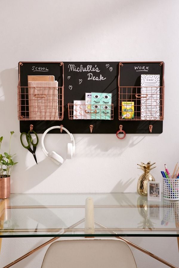 Chalkboard Wall Storage Organizer Working From Home These 18