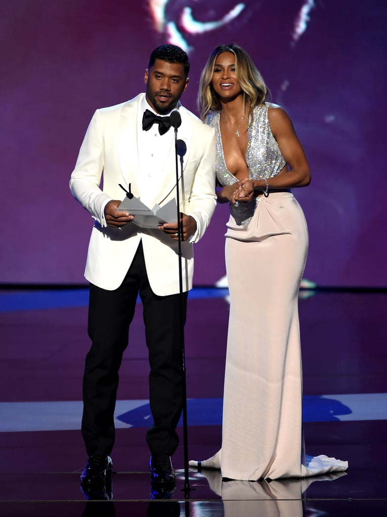 Ciara and Russell Wilson at the ESPYs 2016