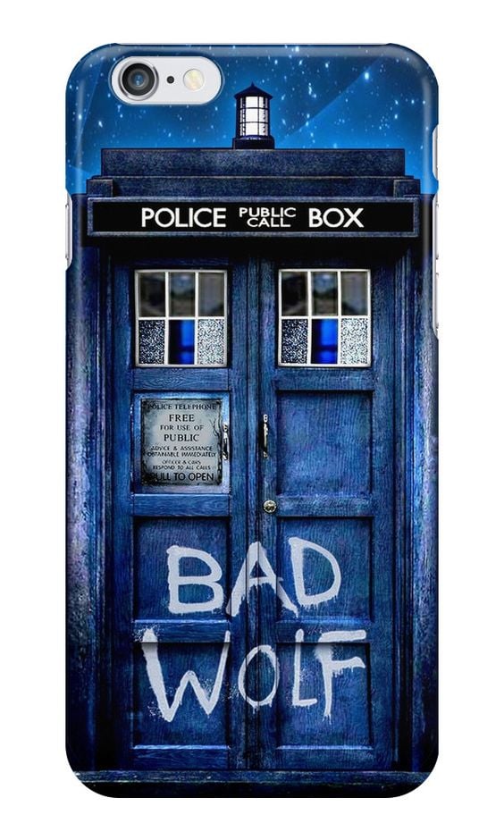 Bad Wolf TARDIS case ($25)