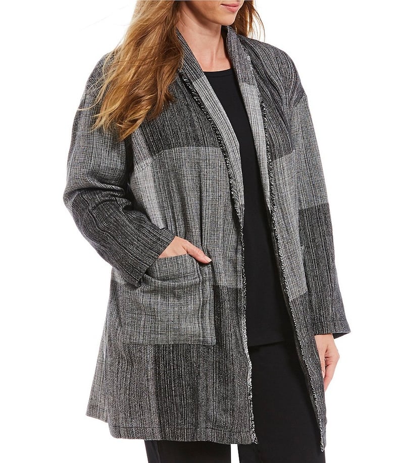 Eileen Fisher Shawl Collar Long Jacket