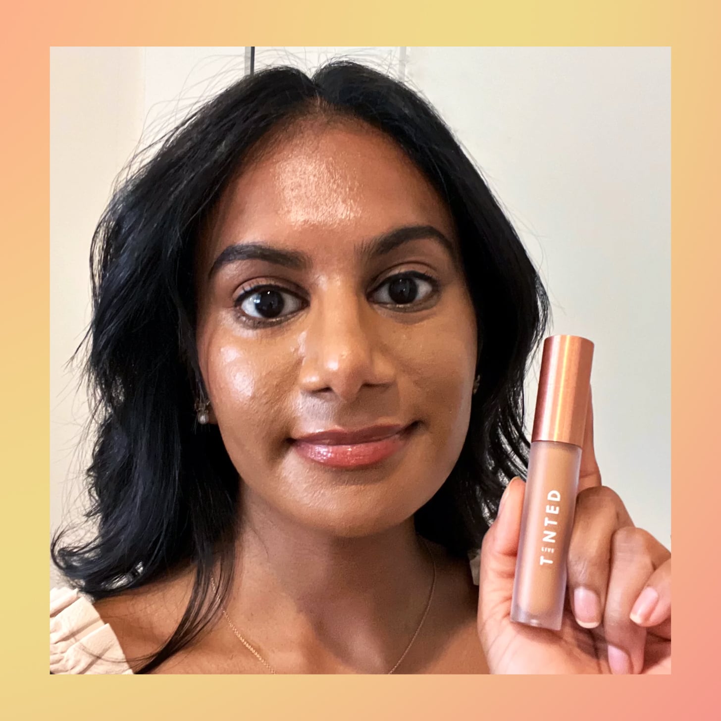 Woman Holding Beauty Product