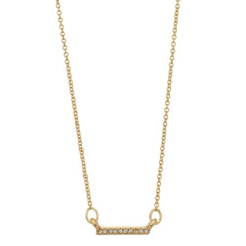 LC Lauren Conrad Pave Bar Necklace