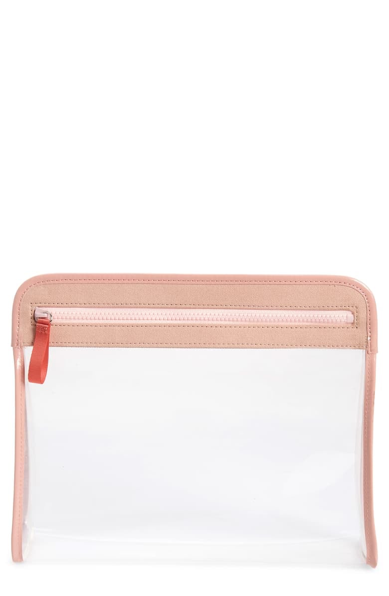 Clear travel pouch