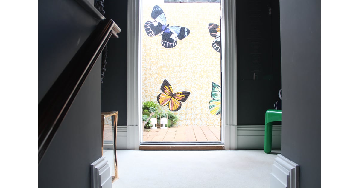 Likewise, there was a statement tile wall on the roofdeck. Design