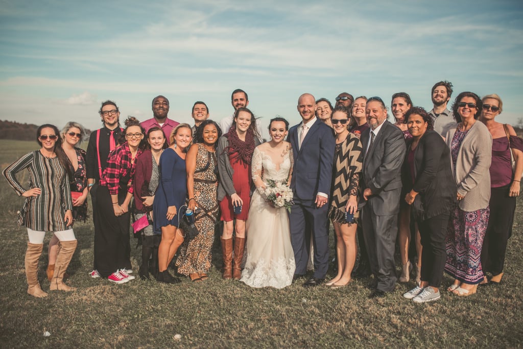 Couple's Engagement and Wedding Photos at Cracker Barrel