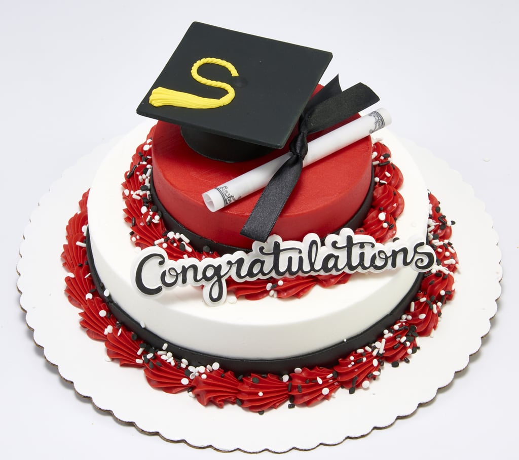 Mini 2-Tier Graduation Cake