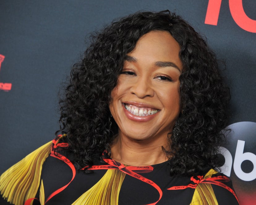 WEST HOLLYWOOD, CA - APRIL 08: Creator/exective producer Shonda Rhimes arrives at ABC's 