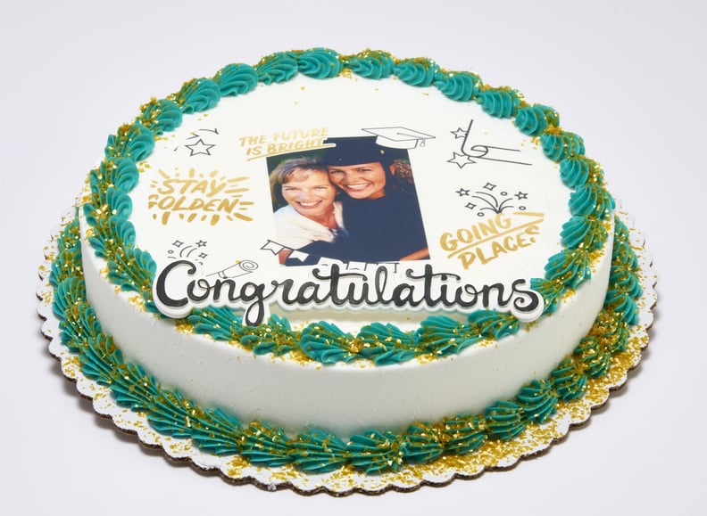 Personalized Round Graduation Cake