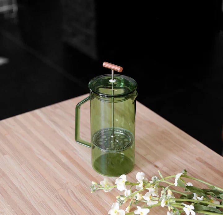 A Glass French Press