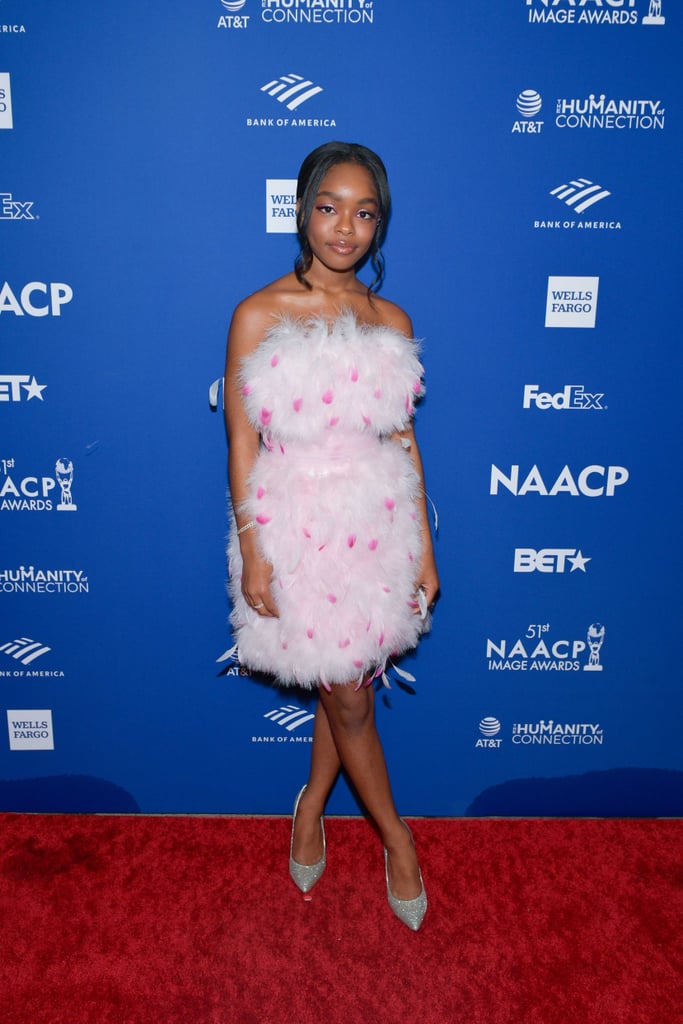 Marsai Martin's Pamella Roland Dress at NAACP Image Awards