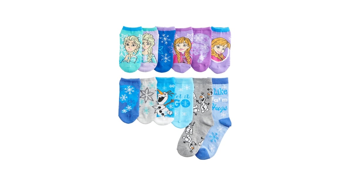 Disney's Frozen 2 Girls 46x 12 Days of Socks Advent Calendar Box