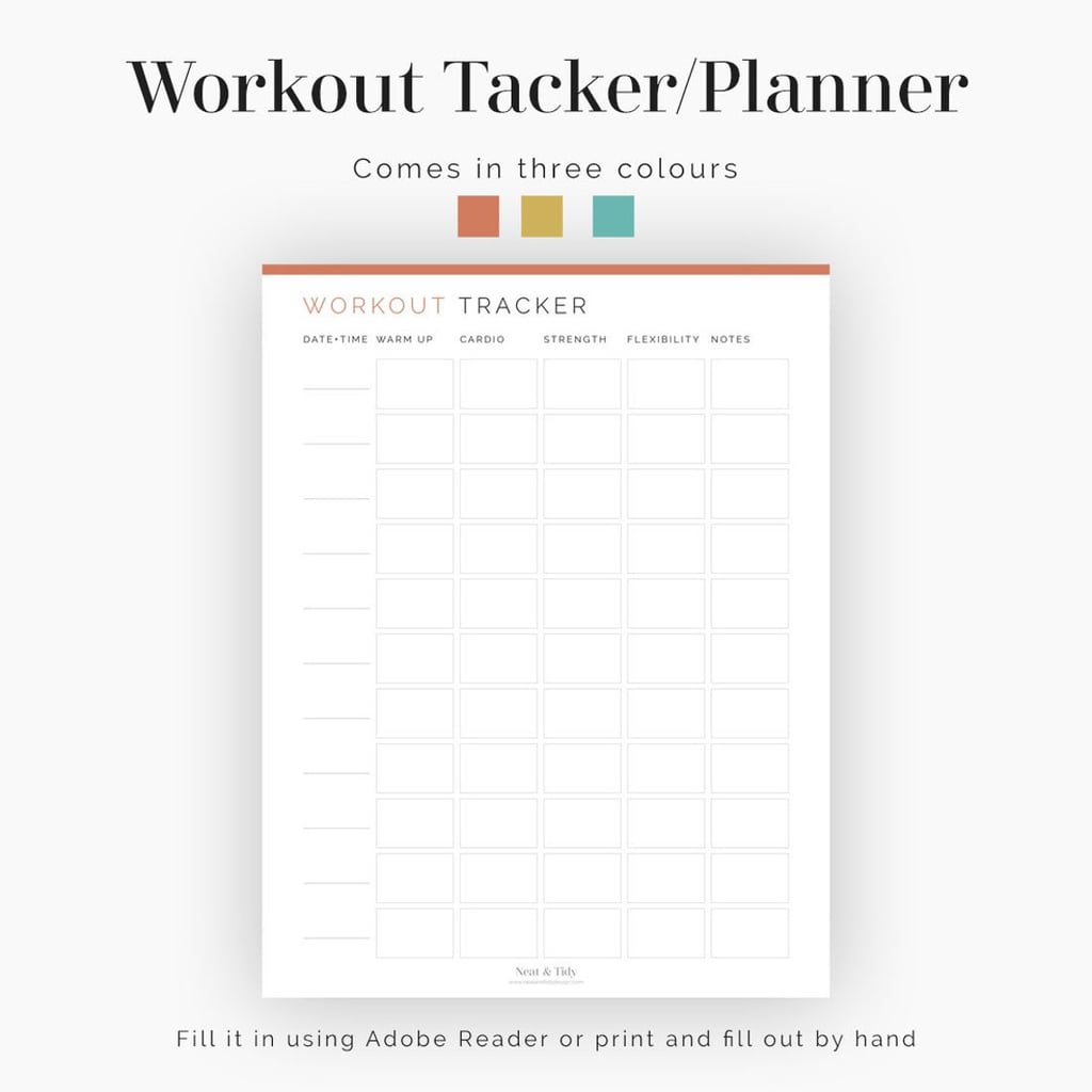 Workout Tracker/Planner