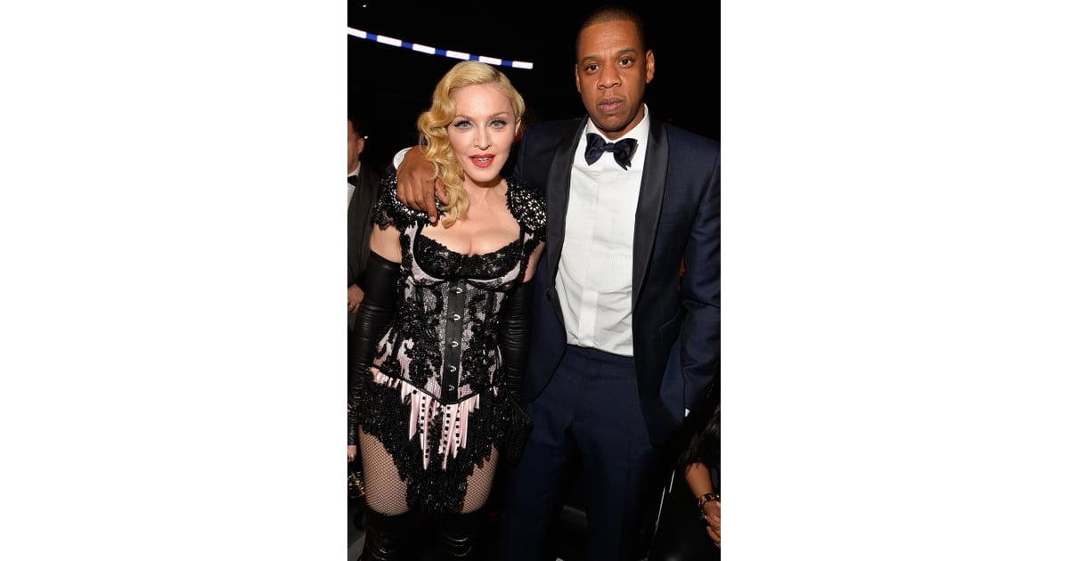 She Posed For Snaps With Jay Z Madonna With Taylor Swift At The Grammys 2015 Pictures