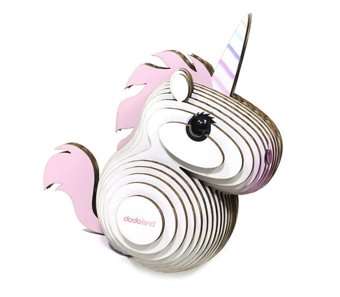 Mini Unicorn 3d Model Kit Awesome Stocking Stuffers For Kids
