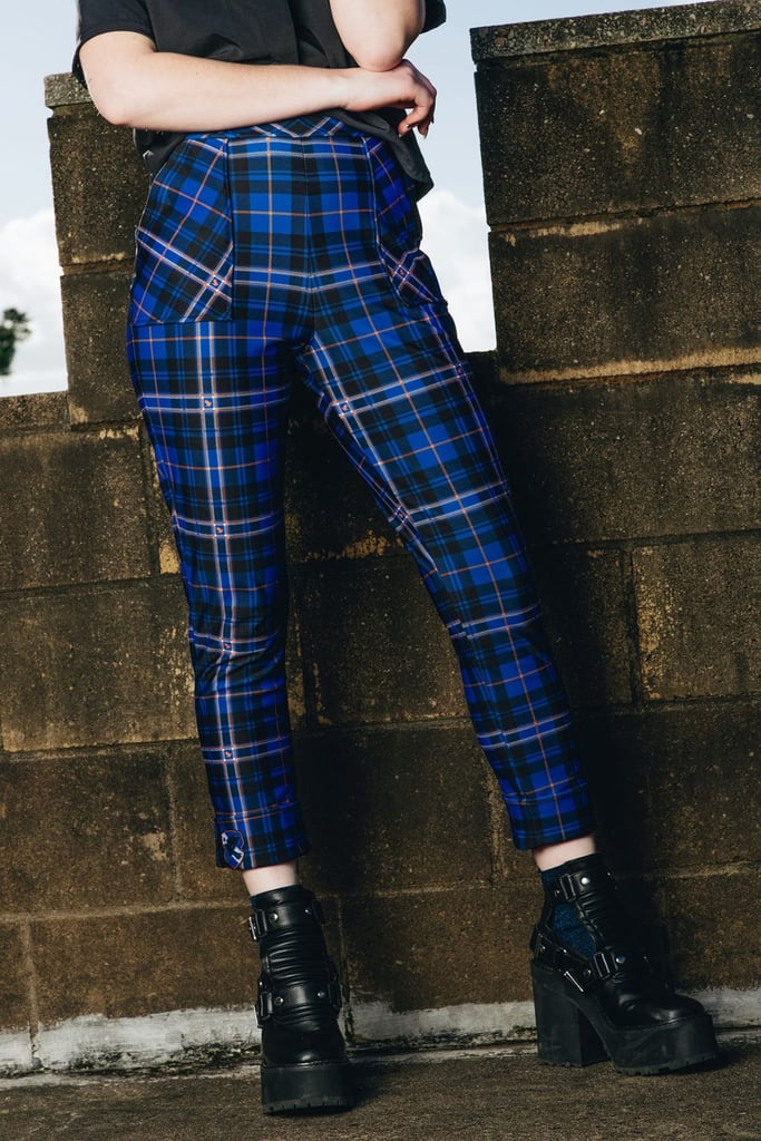 Harry Potter Tartan Ravenclaw Cuffed Pants