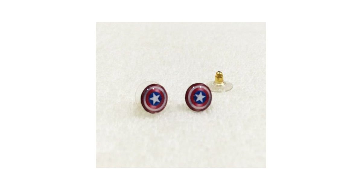 Captain america earrings hot sale