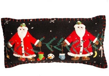 Two Santas Pillow ($30, originally $40)
