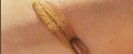 Too Faced Melted Gold Lipstick Swatches