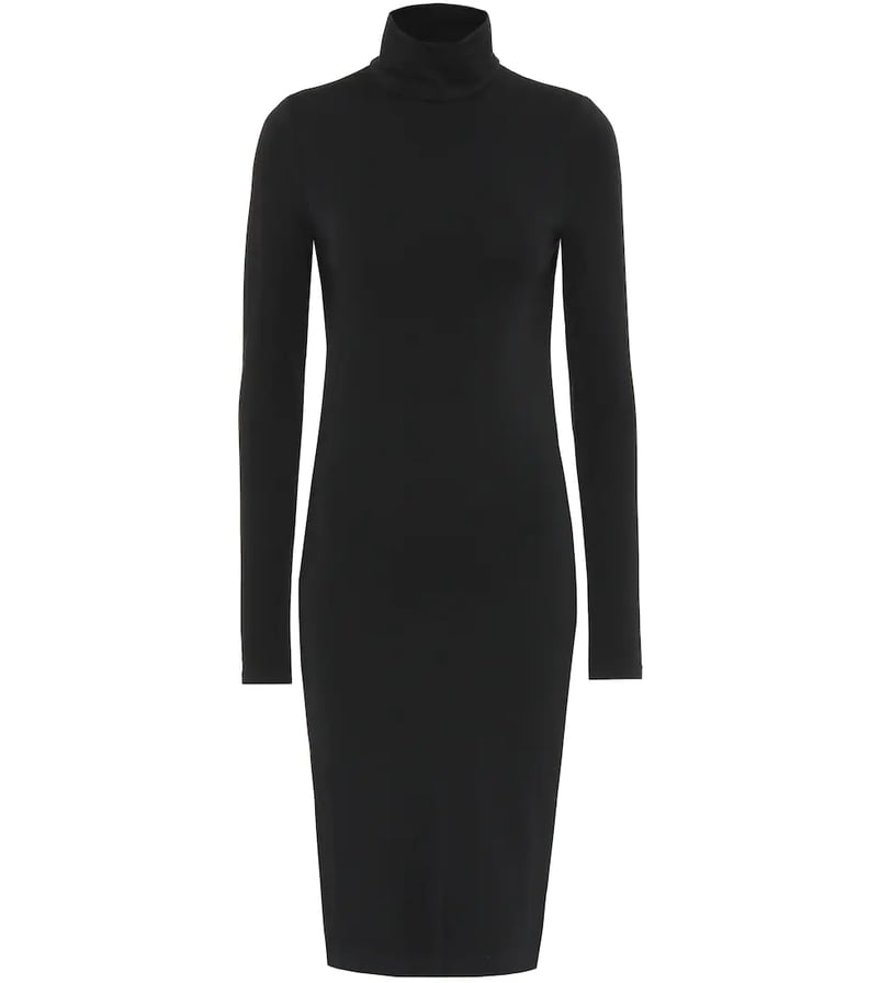 Megan Thee Stallion Black Turtleneck Dress Inspiration