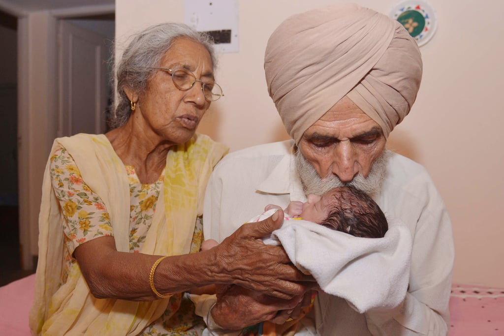 Woman in India Gives Birth to First Child at 72