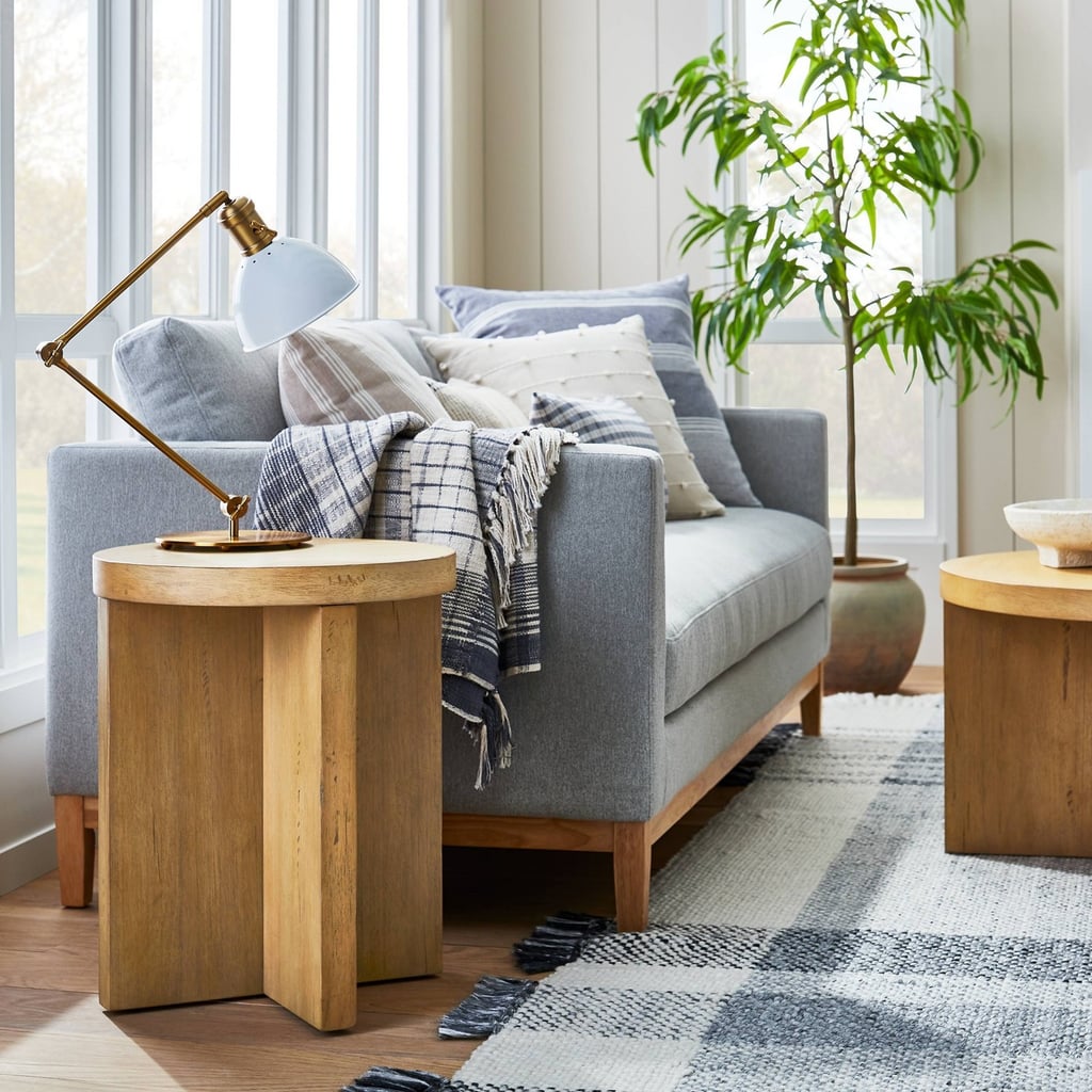 A Coastal Piece Threshold Designed With Studio McGee Bluff Park Round Wood Accent Table Best