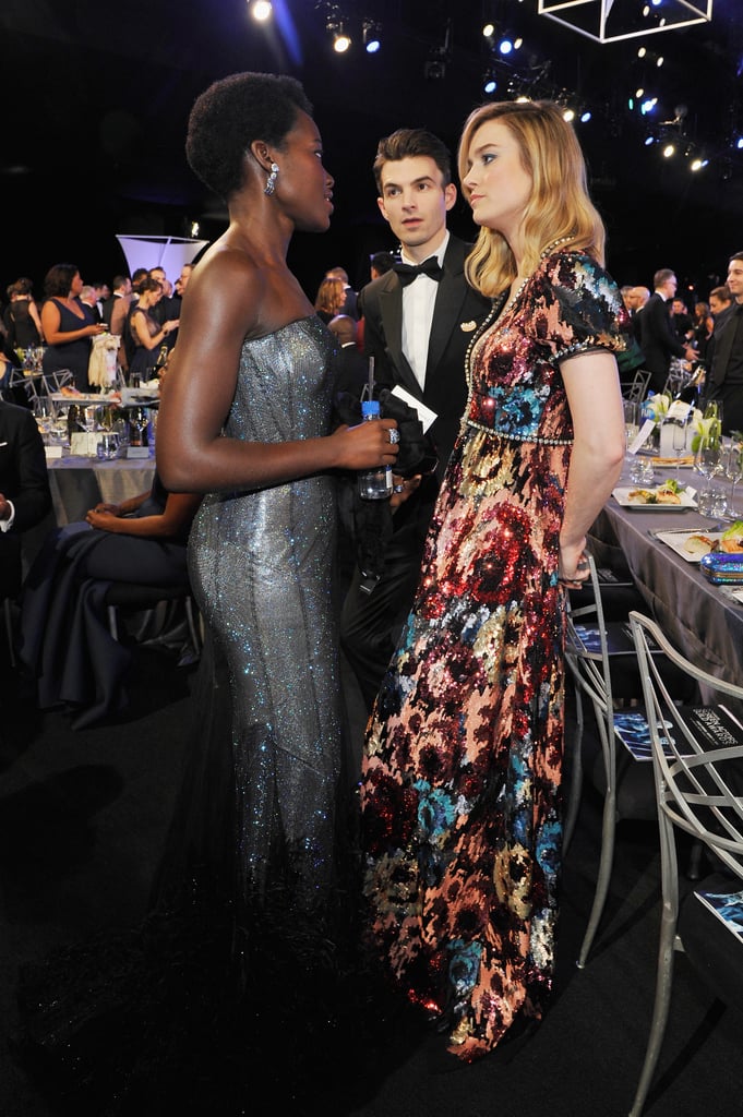 Pictured: Lupita Nyong'o and Brie Larson