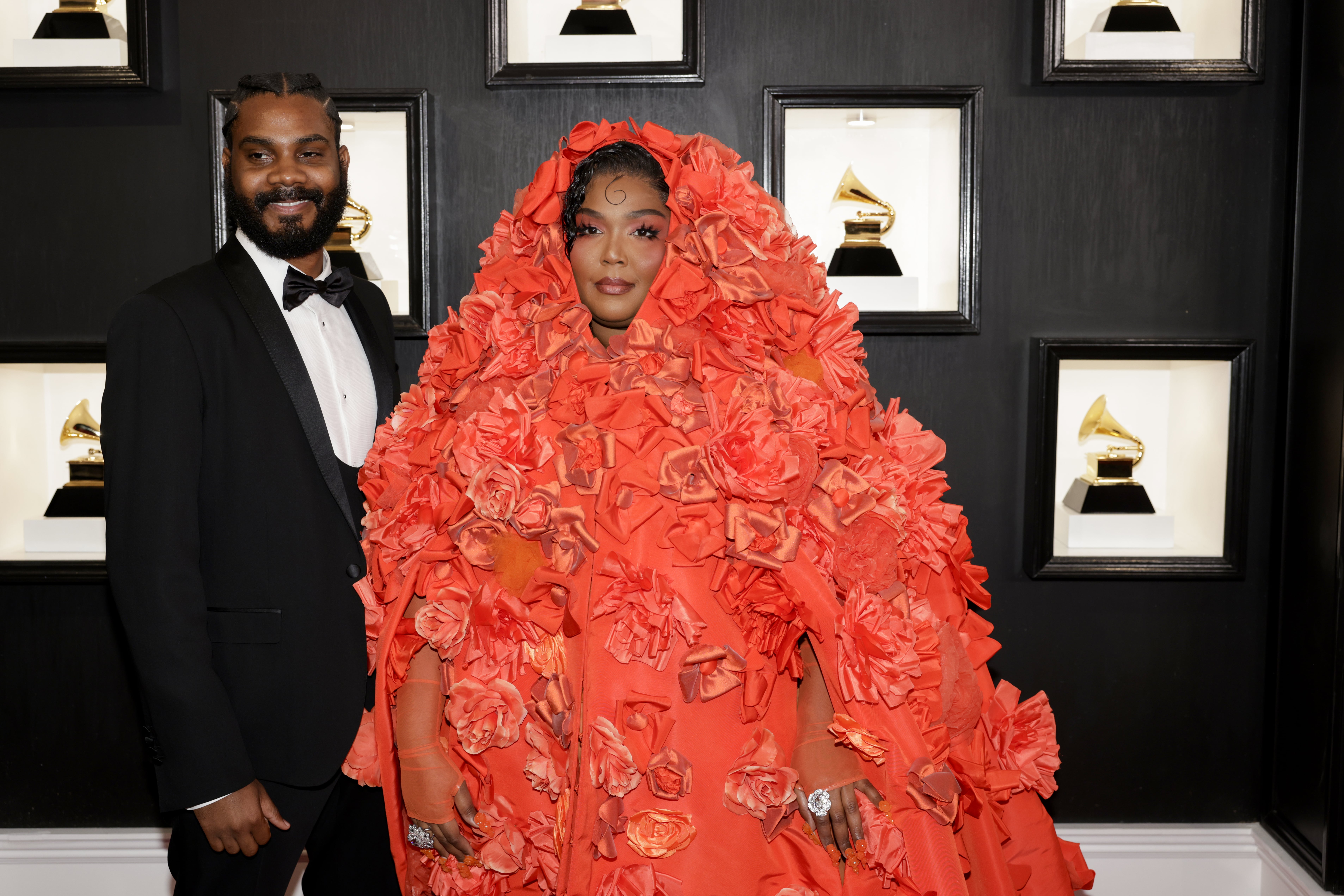 Pharrell Williams and Helen Lasichanh at the 2023 Grammys, All the  Celebrity Couples Looking Loved Up on the 2023 Grammys Red Carpet