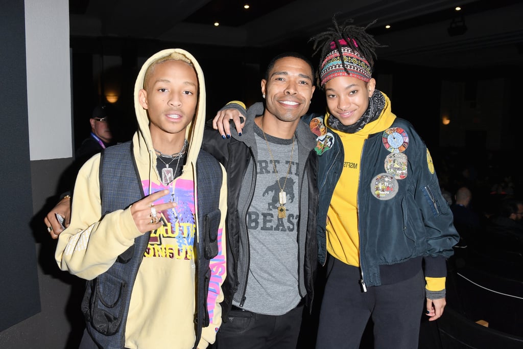 Jaden Smith, Caleeb Pinkett, and Willow Smith